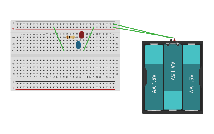 Circuit Design Led En Serie Tinkercad 9357