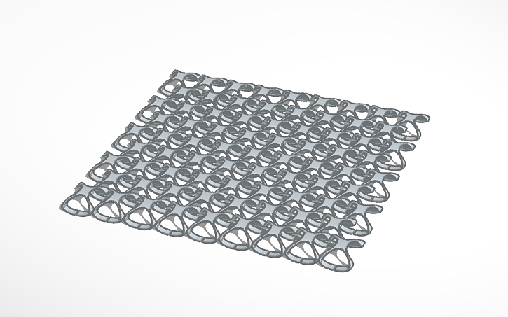 3D design chainmail - Tinkercad