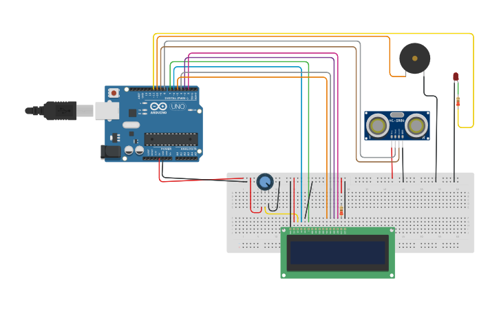 Activate Buzzer And Led Using Ldr And Arduino Tinkercad Tuto