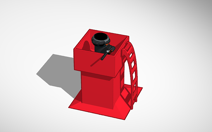 3D design random thing I made at school - Tinkercad