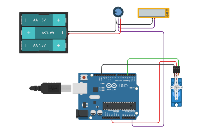 Circuit Design Servo Motor Initial 