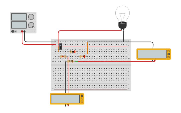 Circuit design Circuito Misto - Tinkercad