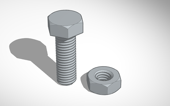 Tinkercad Nut and Bolt: Hướng Dẫn Thiết Kế Bu-lông và Đai ốc 3D Chi Tiết