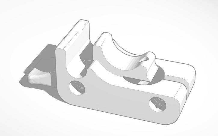 3D design Printrbot Extruder Base Left Remix - Tinkercad