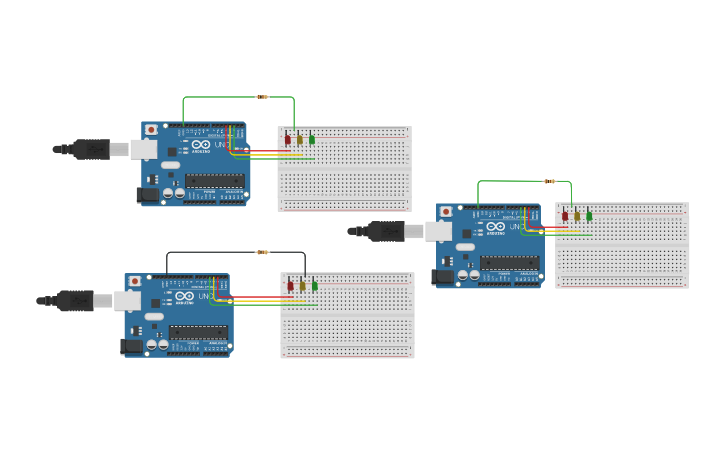 Circuit design latihan arduino 1 | Tinkercad