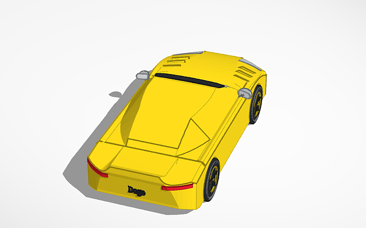 3D design Car-Sports car - Tinkercad