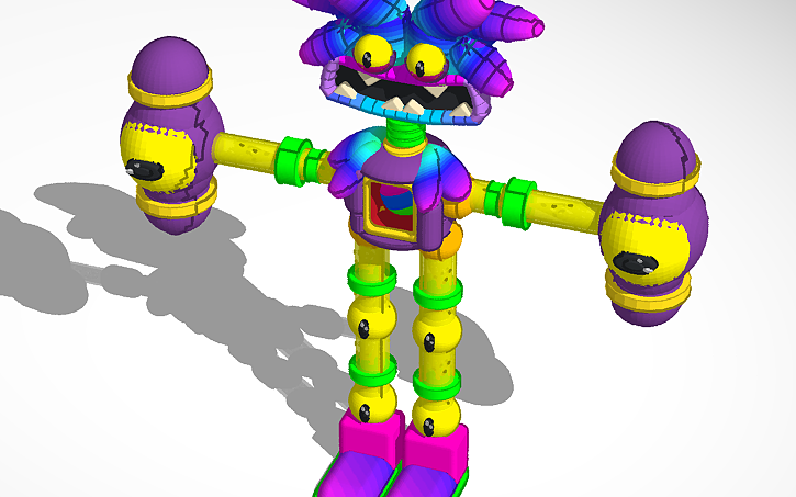 3D design Psychic epic Wubbox 2 (T-pose) - Tinkercad