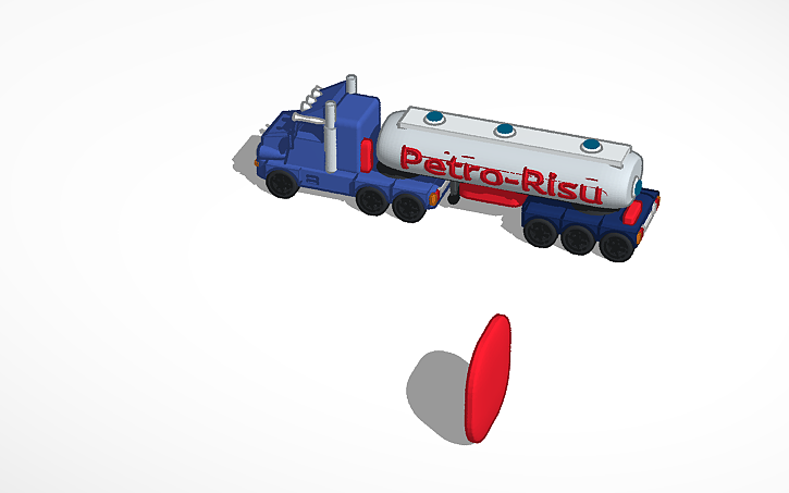 Camion Cisterna Petro Risu Tinkercad