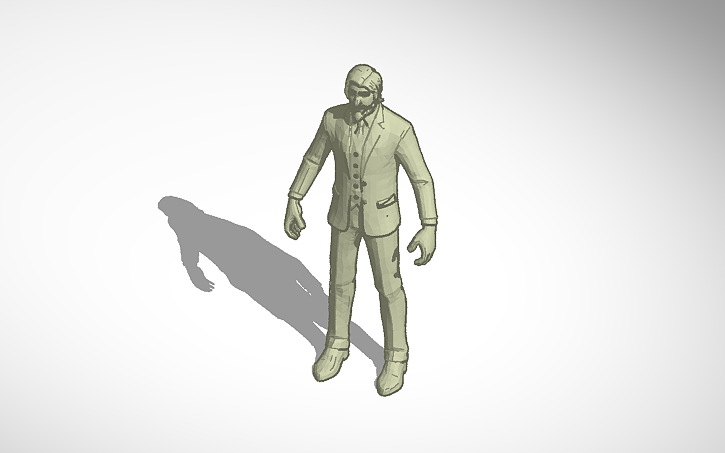 3D design John wick Fortnite - Tinkercad