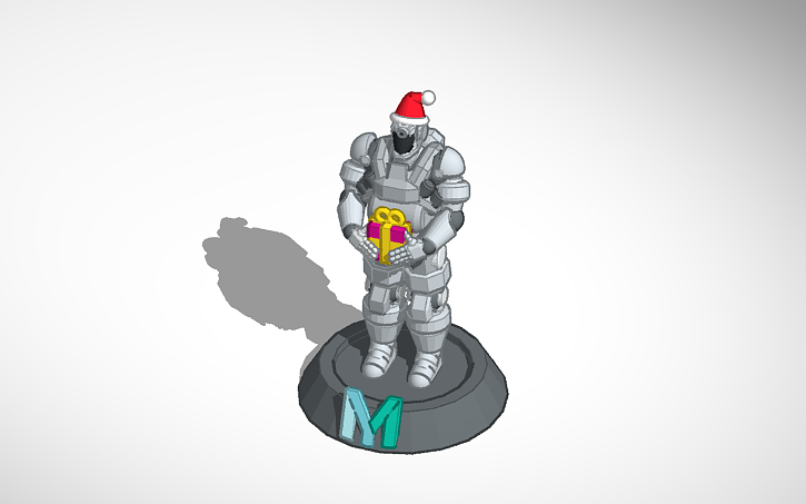 3D design Tinkercad Christmas RoboSanta | Tinkercad