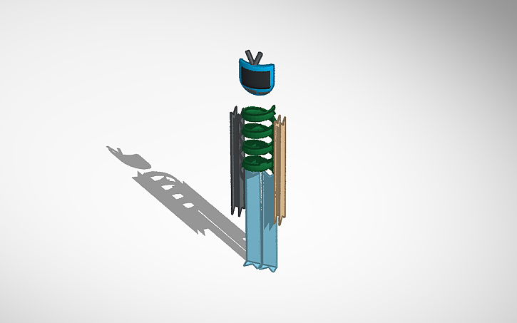 3D design I present... RibbieTV!!! - Tinkercad
