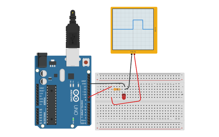Circuit design Arduino Tutorial 08E - Tinkercad