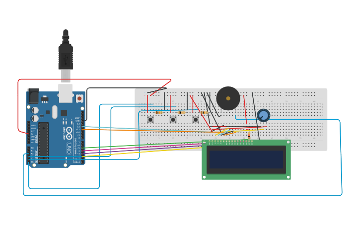 Circuit design Timer - Tinkercad