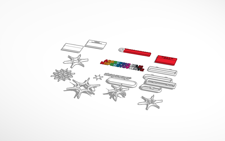 3D design Shapeways Keychain - Tinkercad