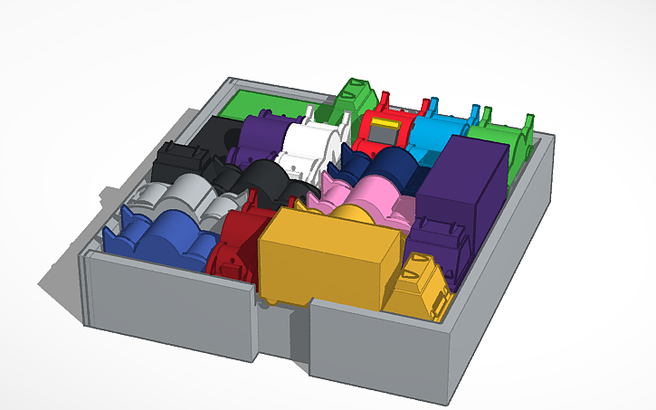 3D design parking lot puzzle | Tinkercad