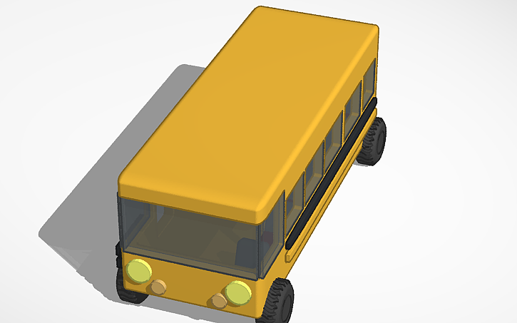 3D design bus - Tinkercad