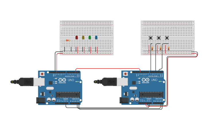 Circuit design Practica I2C | Tinkercad