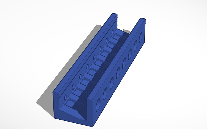 3D design Magnetic rack 15x10x4 - Tinkercad