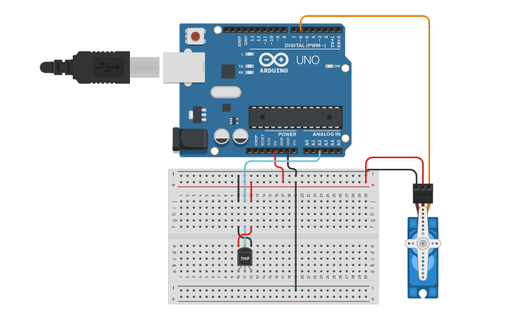 Circuit Design Temp Sensor Tinkercad 5251