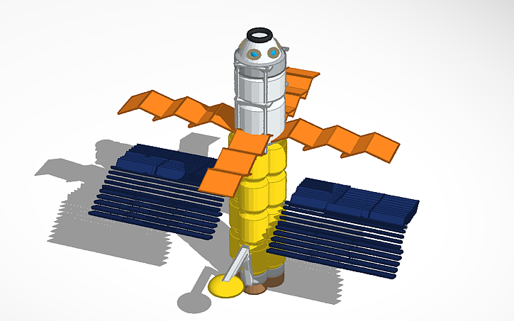 3D design Космическая станция - Tinkercad