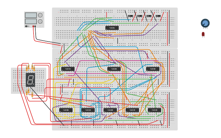 Circuit Design Copy Of Bcd To 7 Segment Display Tinkercad 3537