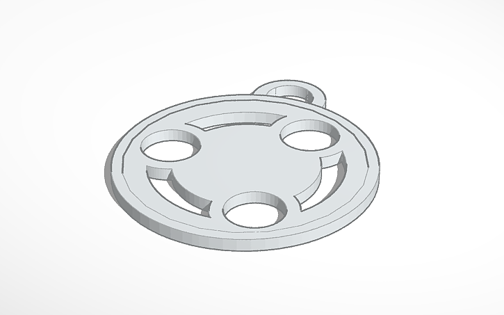 3D design Ubuntu Keychain NewLogo | Tinkercad