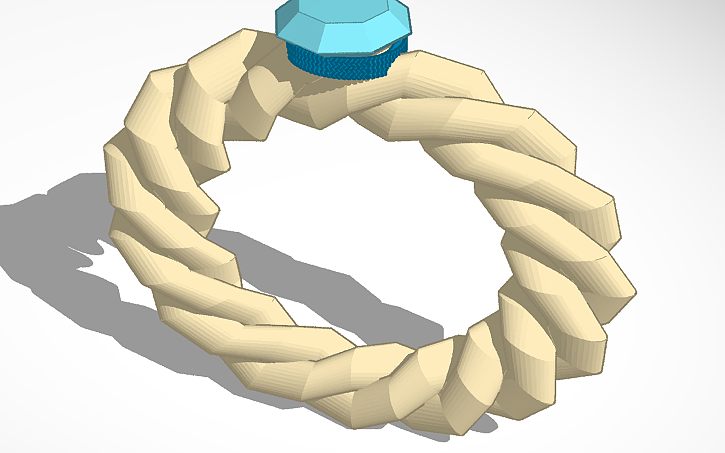 3D design Ring - Tinkercad