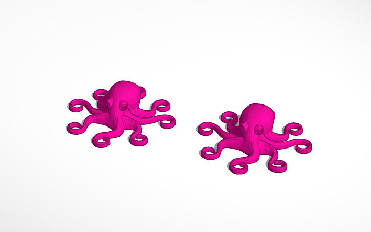 3D design Copy of Tiny Octopus | Tinkercad