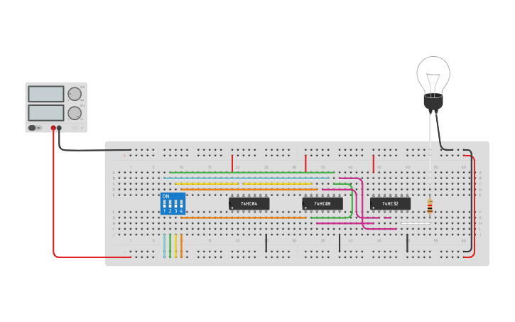 Circuit design Circuito lab01 | Tinkercad