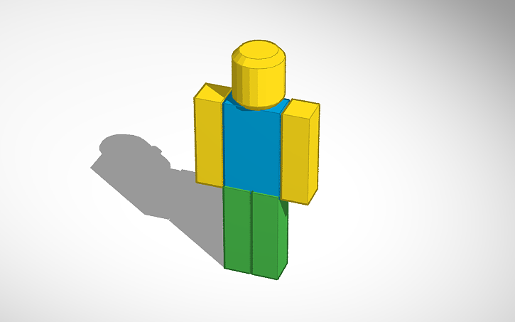 3d Design Roblox Noob Guy Oof Tinkercad -