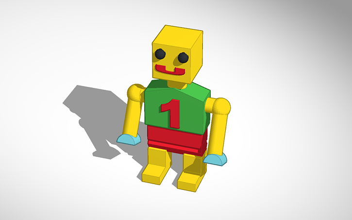 3D design Lego man | Tinkercad