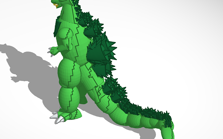 3D design DINOSAUR - Tinkercad