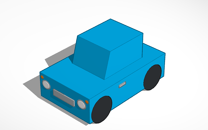 3D design car - Tinkercad