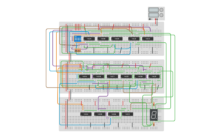 Circuit Design Decodificador Display De 7 Segmentos Alexandre Andrade