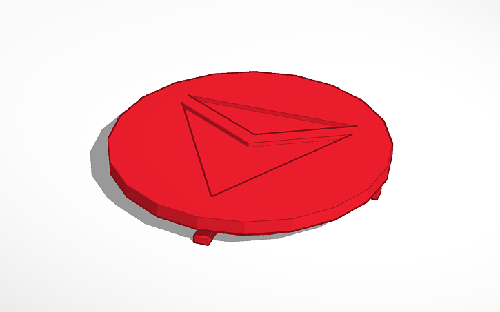 3D Design Delta PopSocket Top Tinkercad