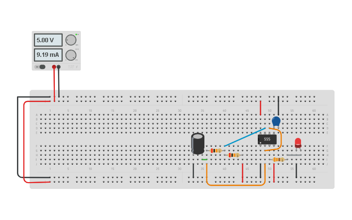 Circuit design Atividade 4 Exercício 5 C - Tinkercad