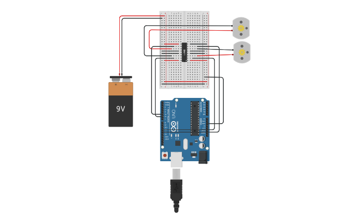 Circuit design Arduino 4 - Lab 2 Level 2 - Tinkercad