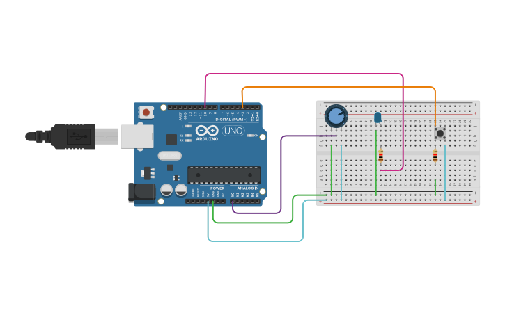Circuit design Arduino Project - Tinkercad