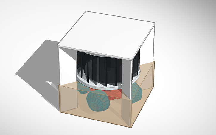3D design Low Profile Wind Turbine - Tinkercad