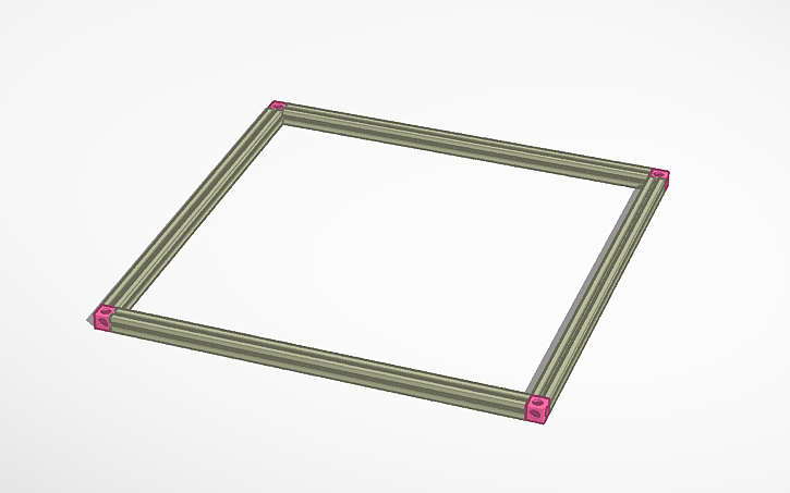 3D design frame superior - Tinkercad