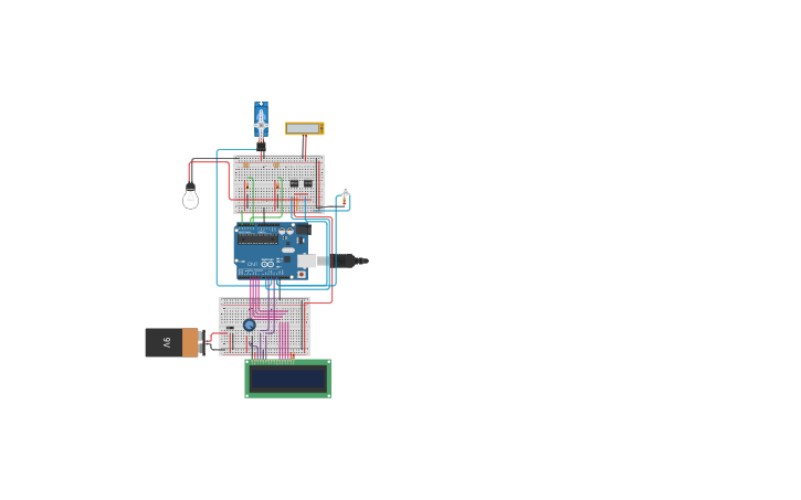 Circuit Design Solar Tracking System Using Arduino V2 Tinkercad 9288