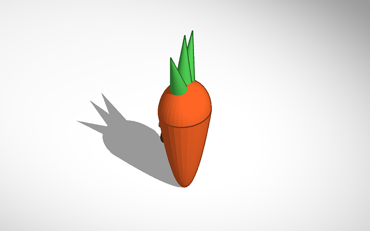 3D design Carrot - Tinkercad