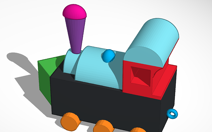 3D design 二信25 Train - Tinkercad