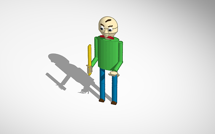 3D design baldi ragdoll - Tinkercad
