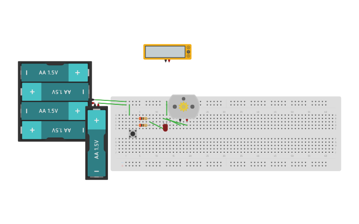 Circuit design Motor - Tinkercad
