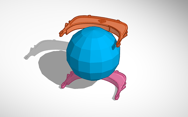 Download 3D design face shield visor mockup | Tinkercad