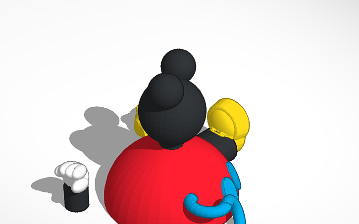 3D design Mickey mouse Clubhouse - Tinkercad