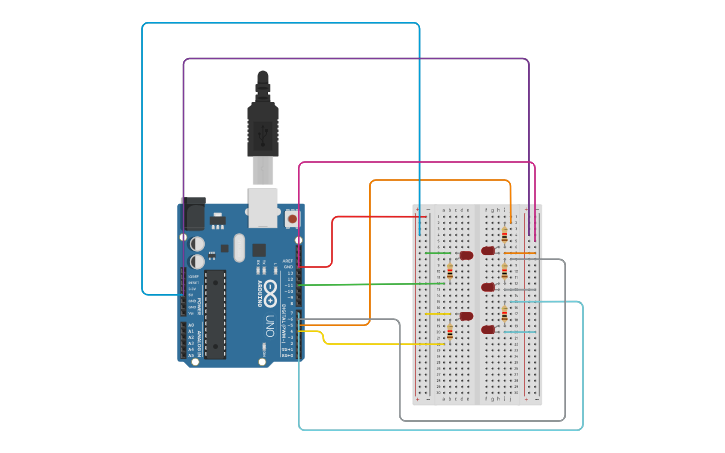 Circuit design activity01_led | Tinkercad
