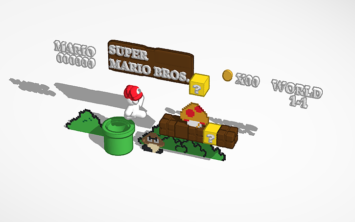 3D design Copy of Customize a Box Buddy Contest! Super Mario! - Tinkercad
