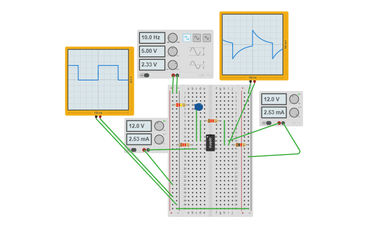 Circuit design differentiator | Tinkercad